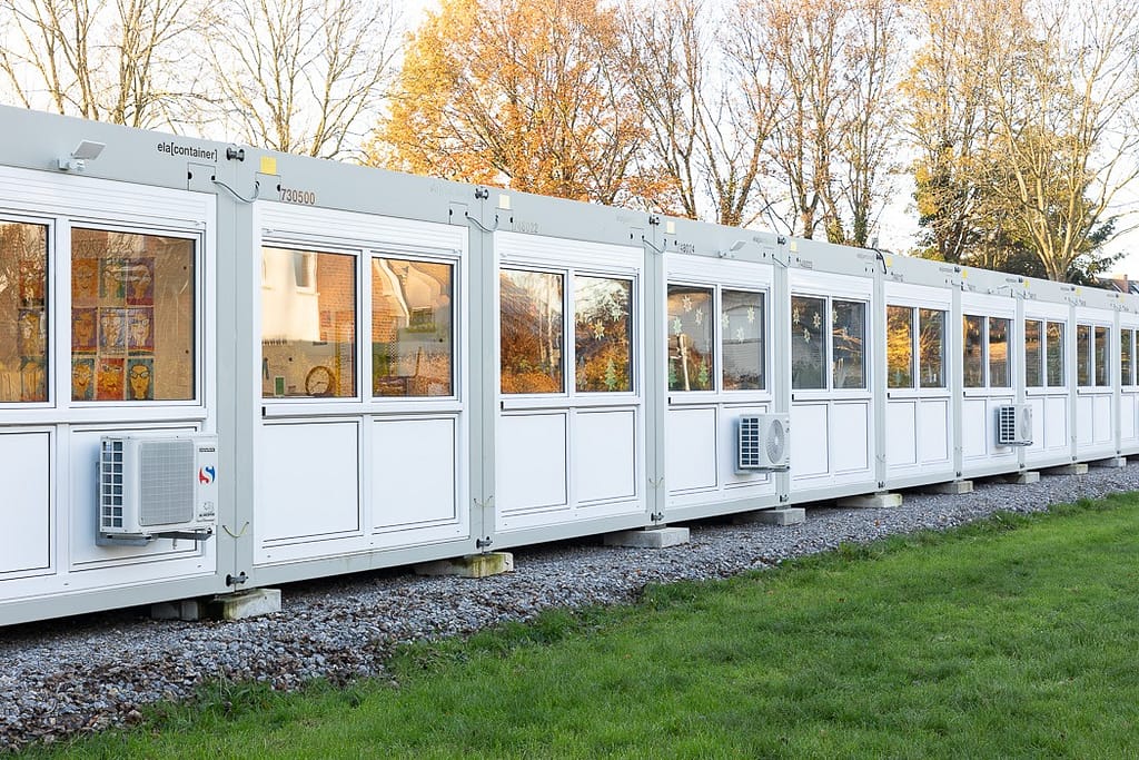 Architektur Fotografie einer Containeranlage
