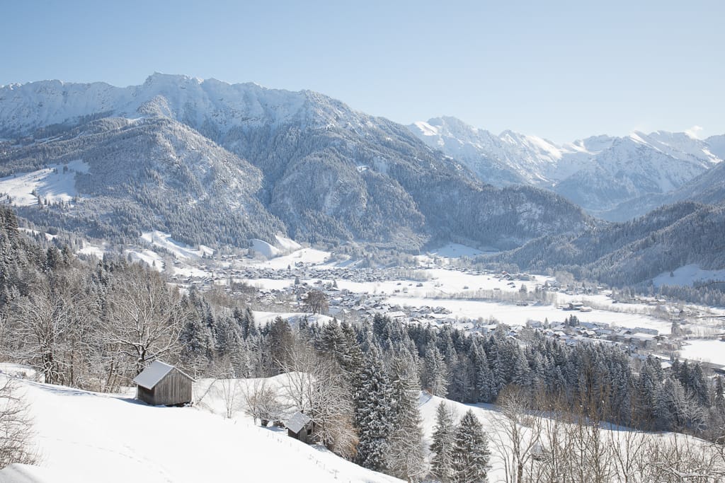 Winterliche Berglandschaft