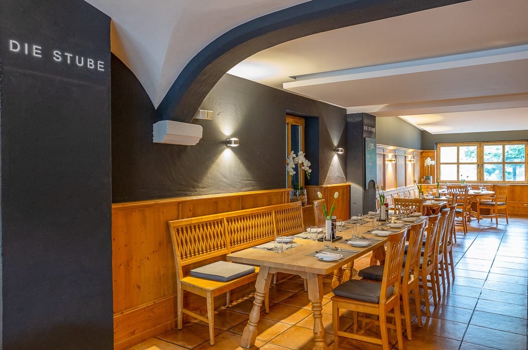 Hotel Stube, modern fotografiert