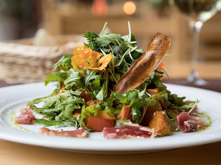 Ein leckeres Essen ist close up fotografiert.